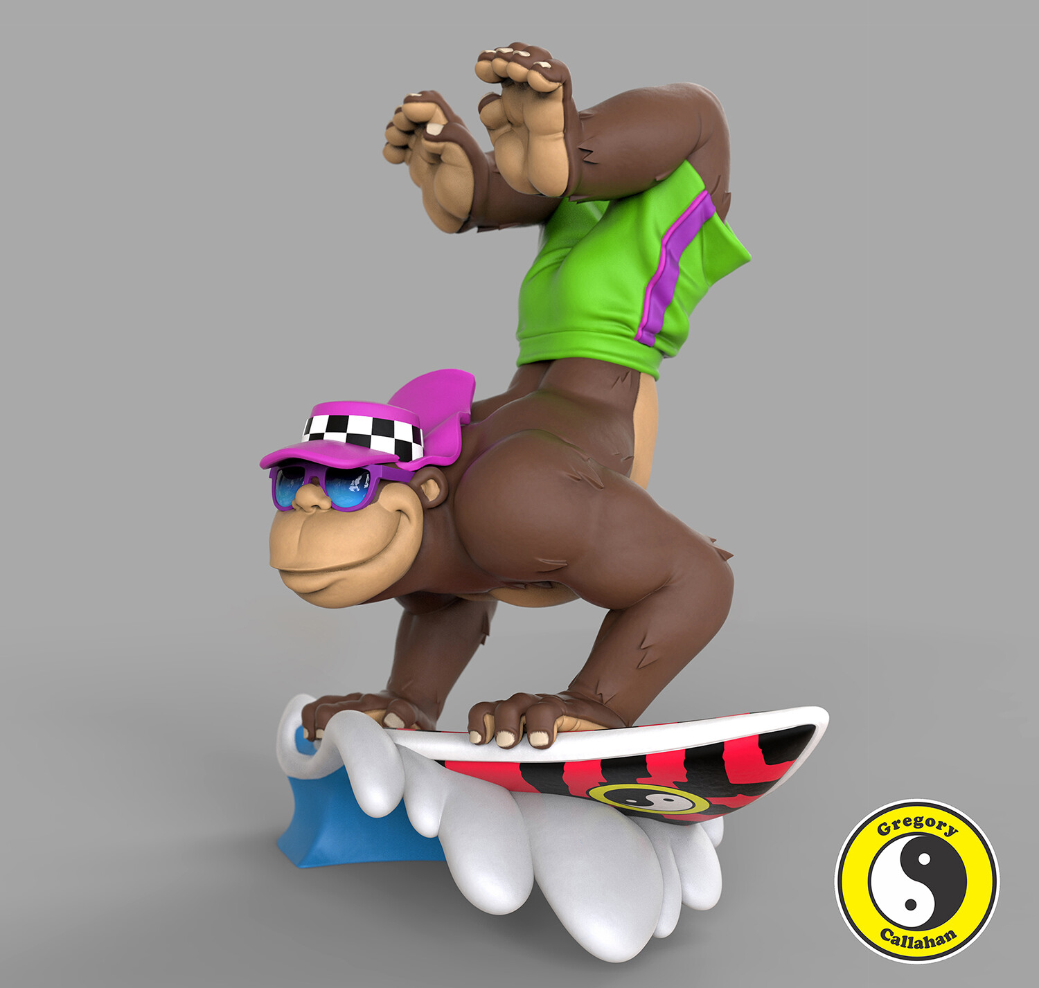 Thrilla Gorilla surfer collectible — Gregory Callahan × T&C Surf